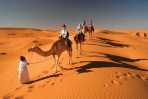 Camel Trekking in Oman © Ministry of Heritage & Tourism Sultanate of Oman
